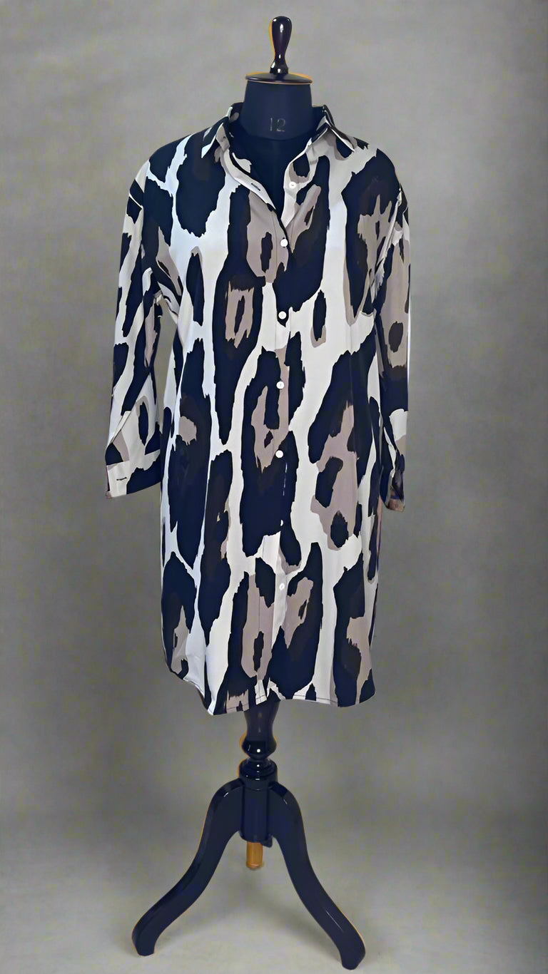 Choco Animal Shirt Dress
