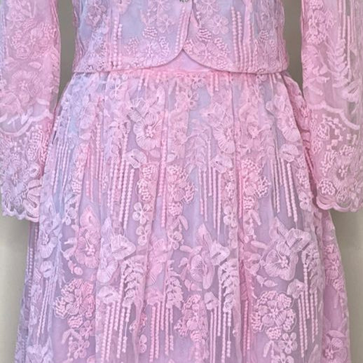 Baby Pink Skirt Cordset