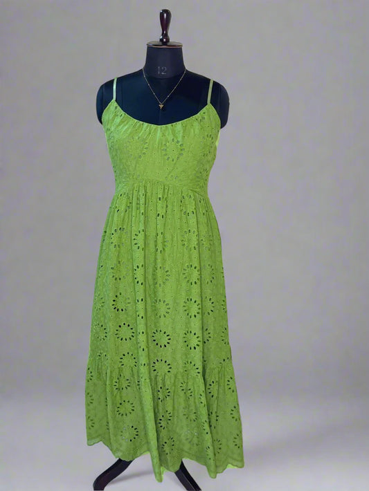 Green Tiered Dress