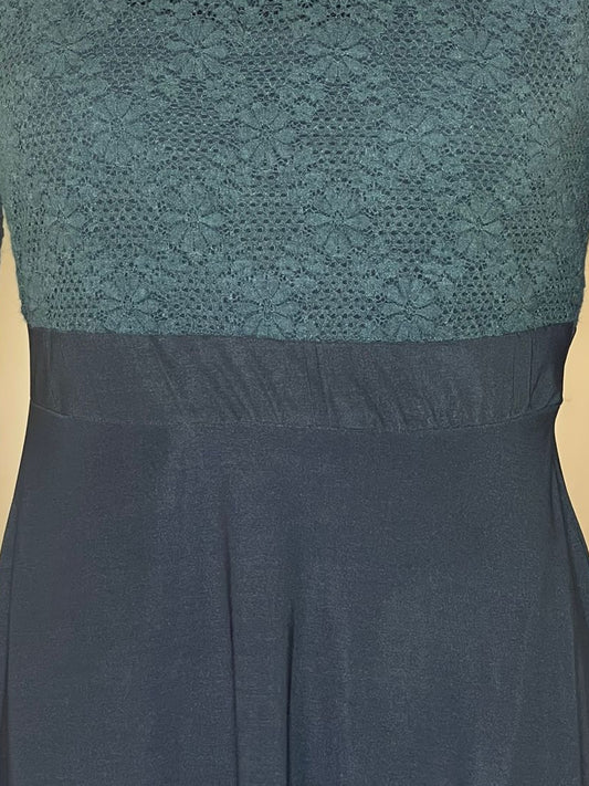 Green A-line Party Dress