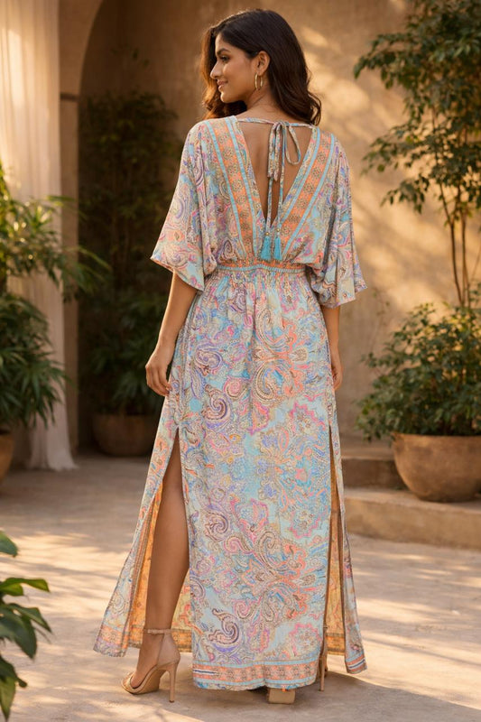 Aqua Kasturi Slit Dress