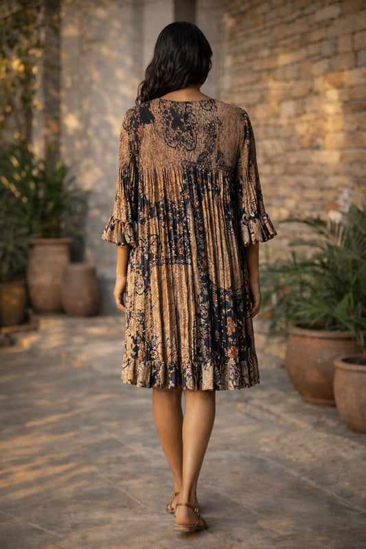 Sage Short Korean Dress