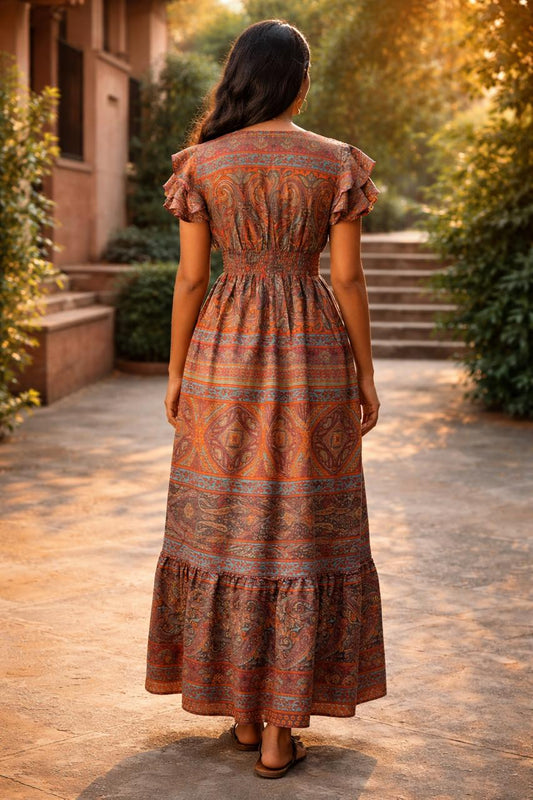 Noor Silk Maxi Dress