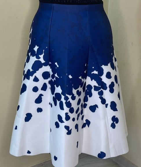 White Printed Barbie Skirt