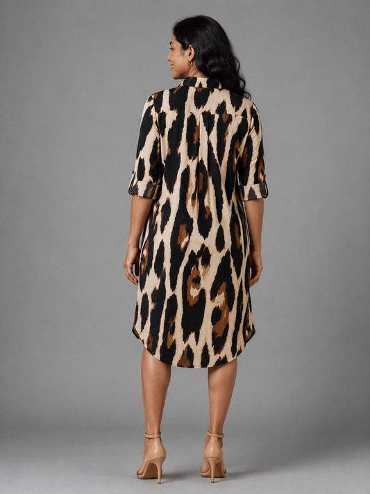 Choco Animal Shirt Dress