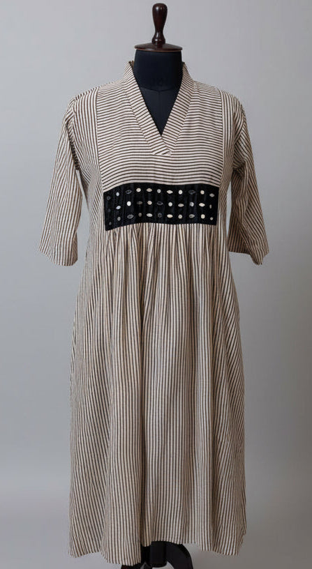 Beige Khushboo Dress