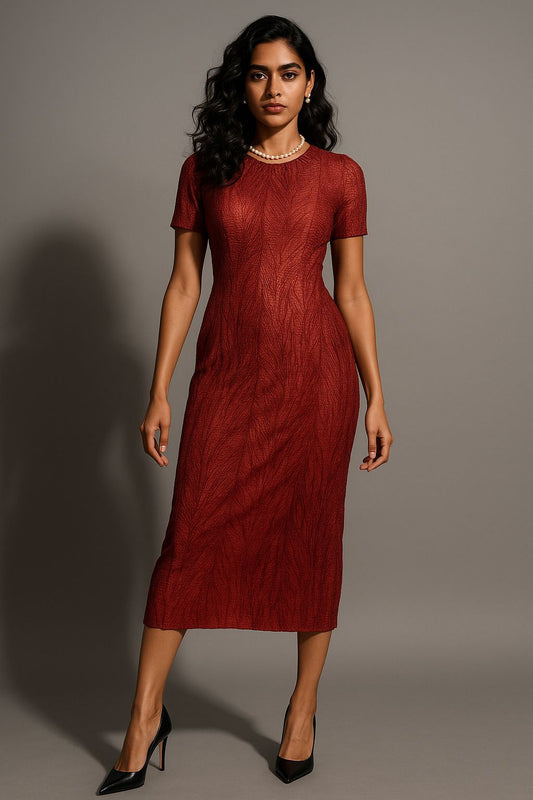 Brown Magic Line Dress