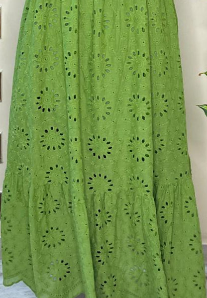 Green Tiered Dress