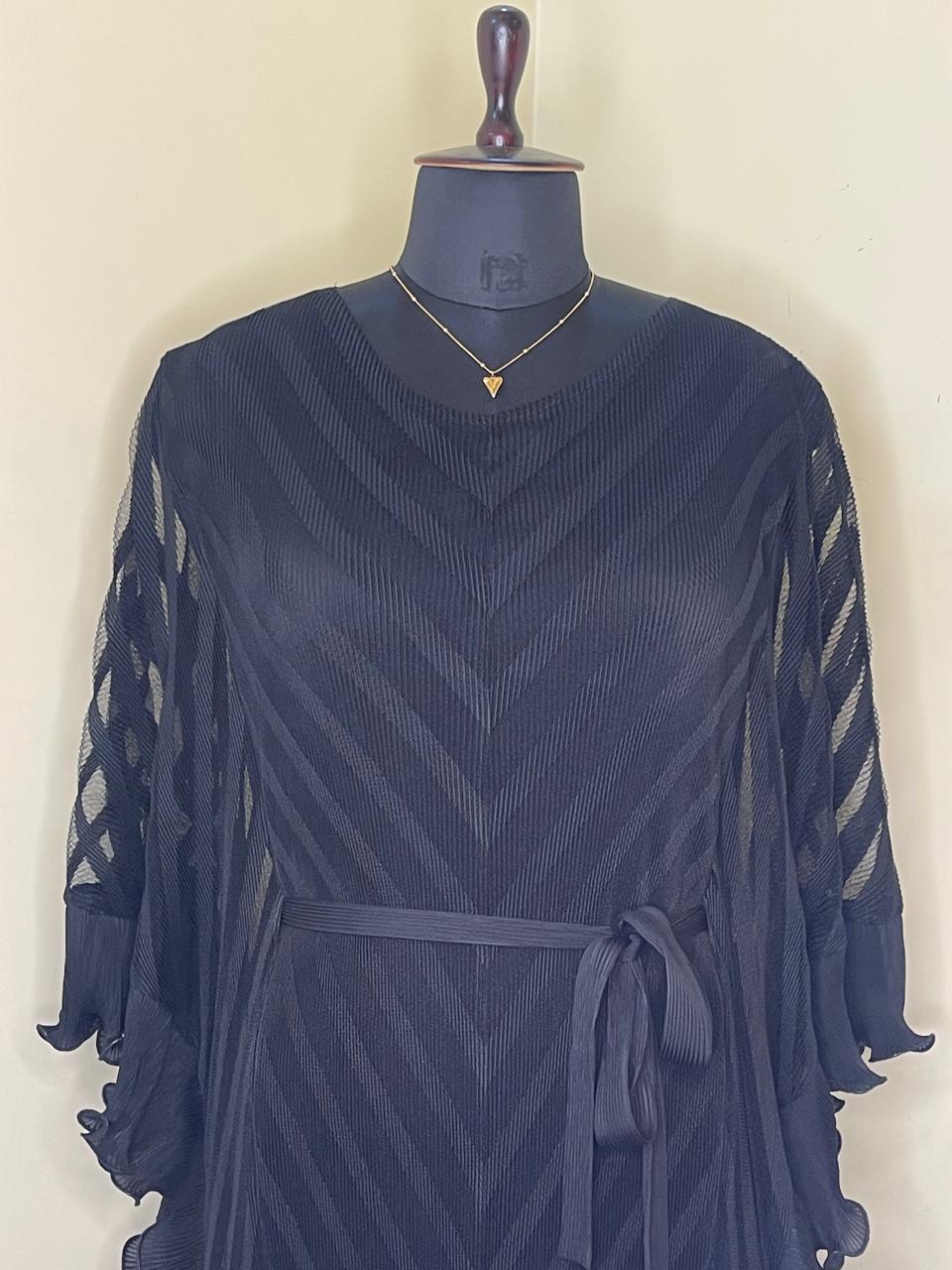 Black Butterfly Korean Dress