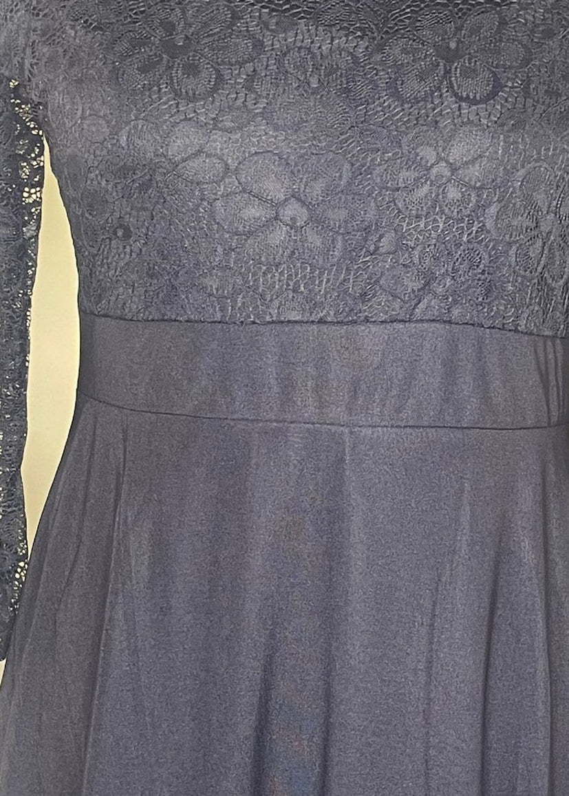 Black A-line Party Dress