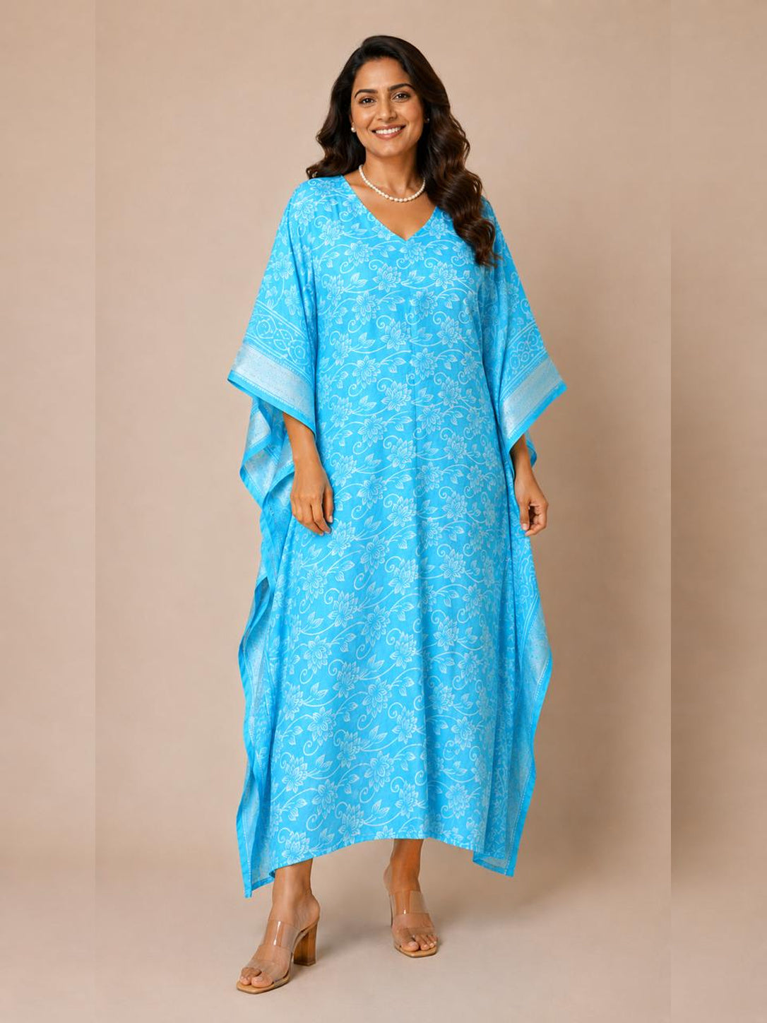 Neel Chanderi Kaftan Dress