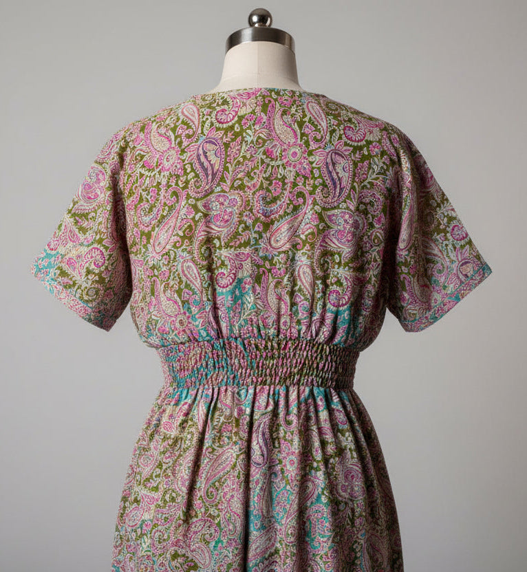 Aaliya Silk Maxi Dress