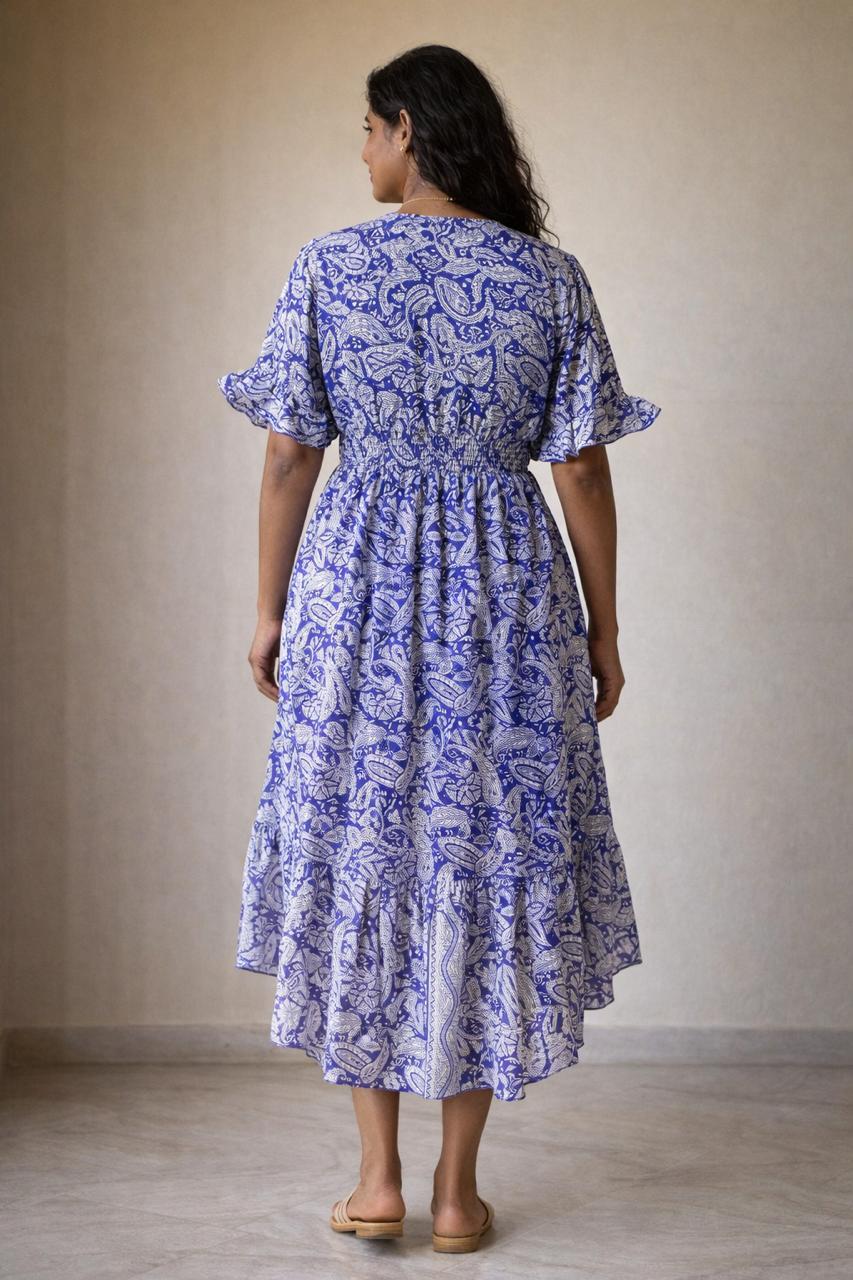 Eva Silk High-low Dress