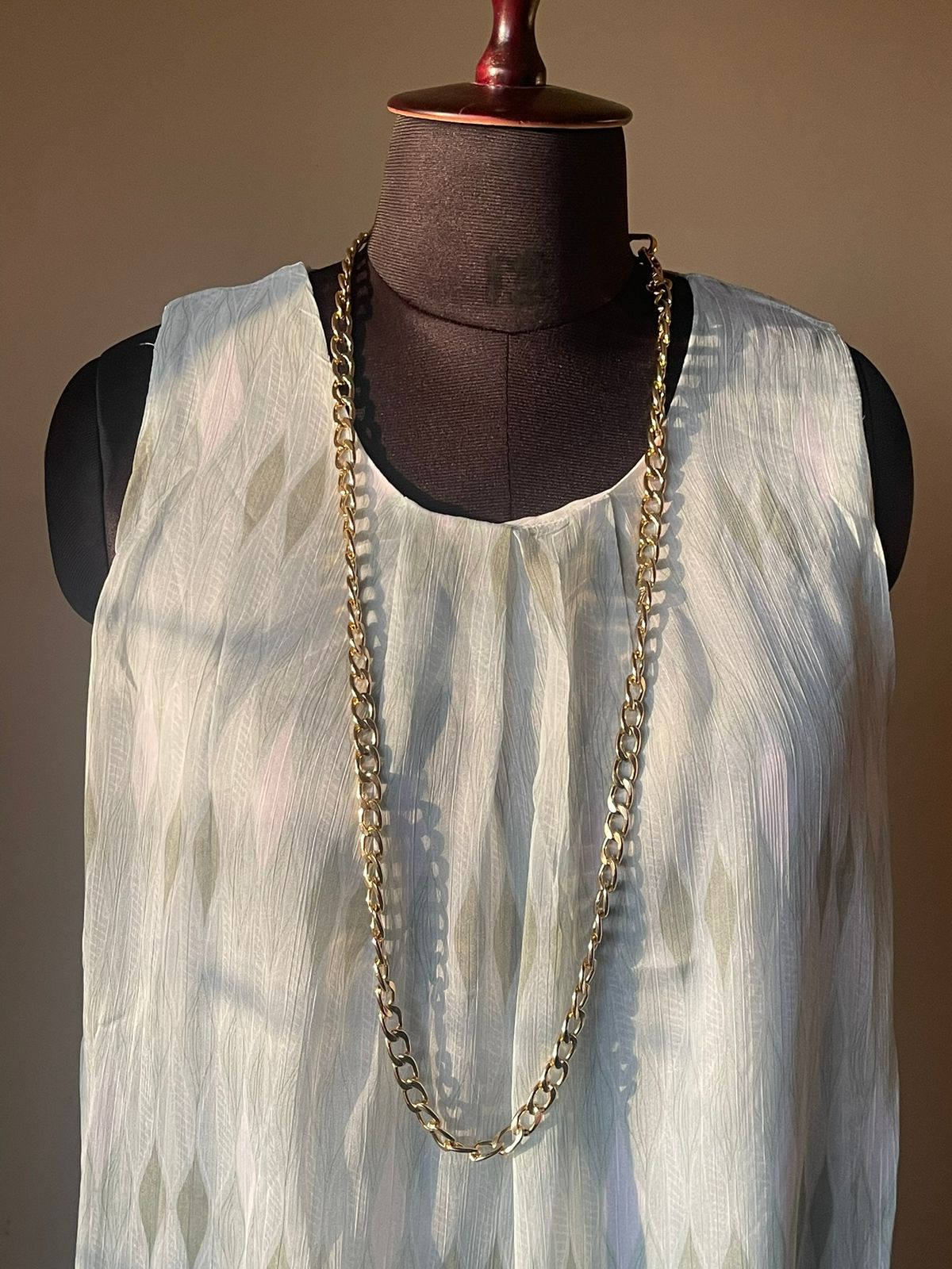 Pastel Green Chiffon Dress