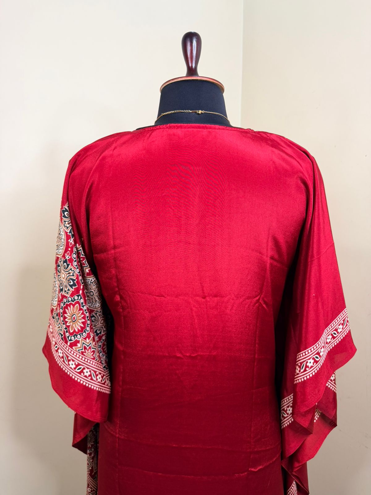 Maroon Modal Kaftan Dress