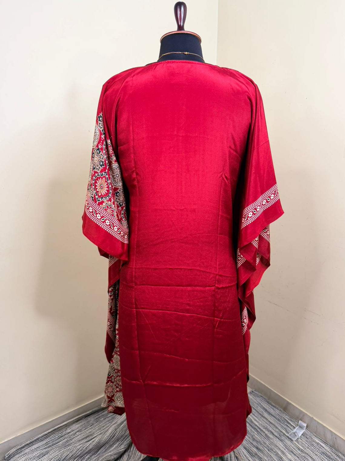 Maroon Modal Kaftan Dress