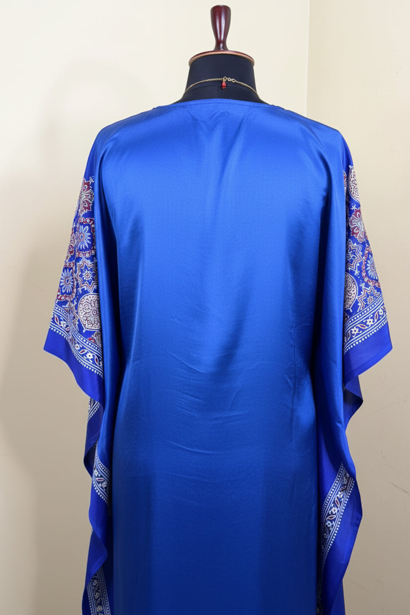 Blue Modal Kaftan Dress