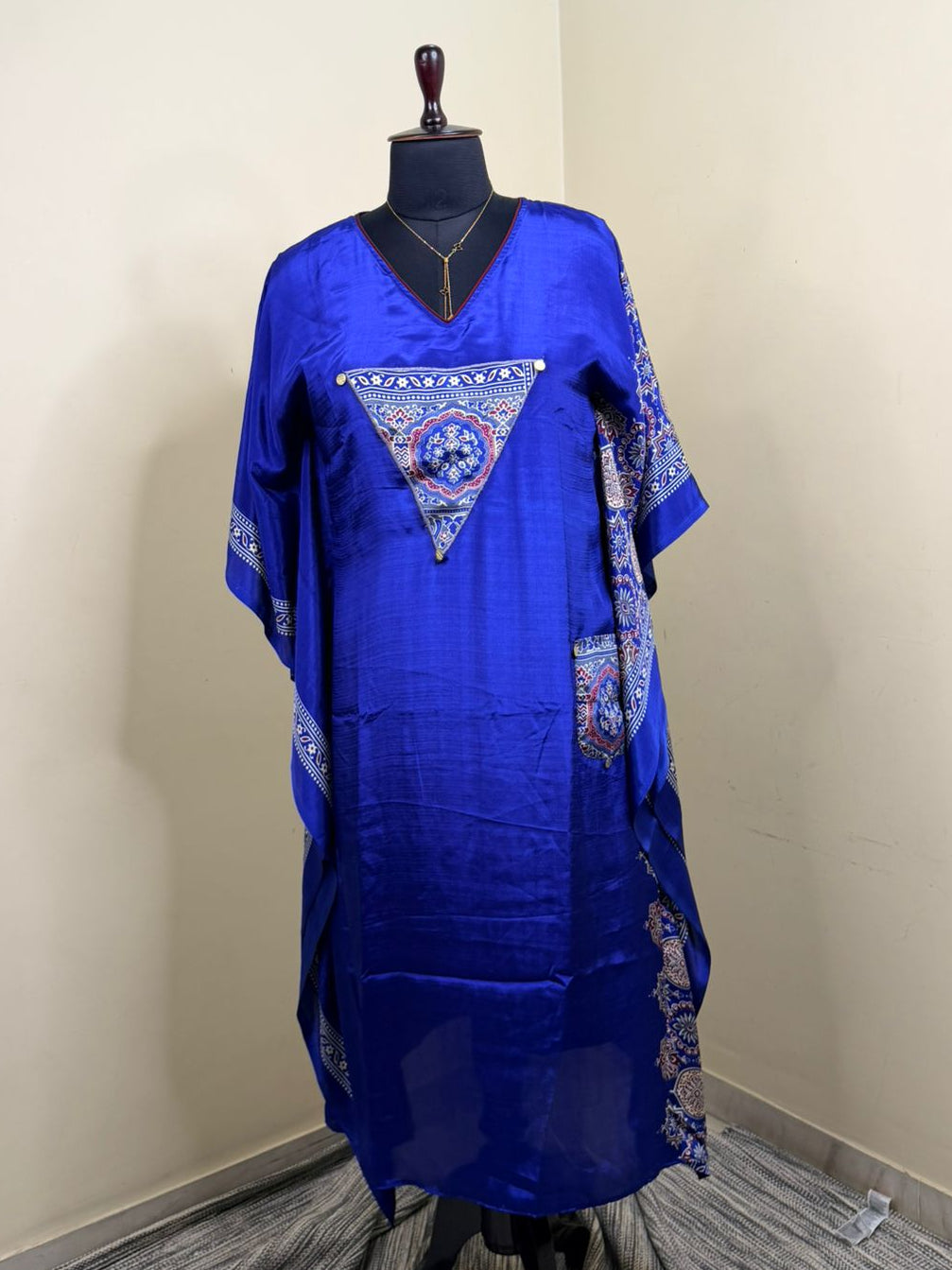 Blue Modal Kaftan Dress