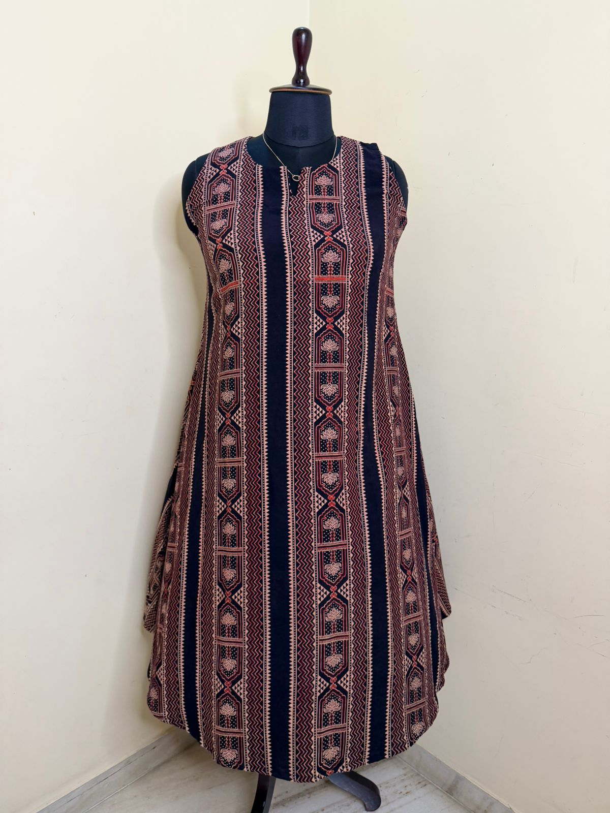 Cotton Printed A line Dress