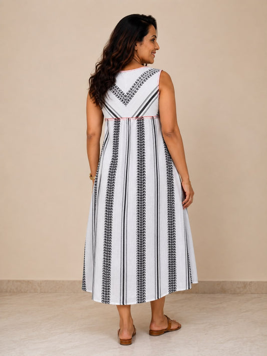 Begampuri Handloom Cotton Dress