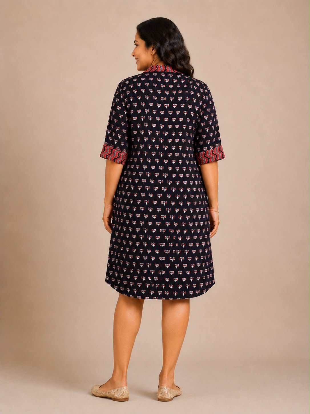 Jet Black Heena Shirt Dress