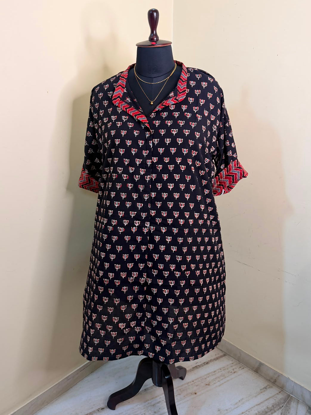 Jet Black Heena Shirt Dress