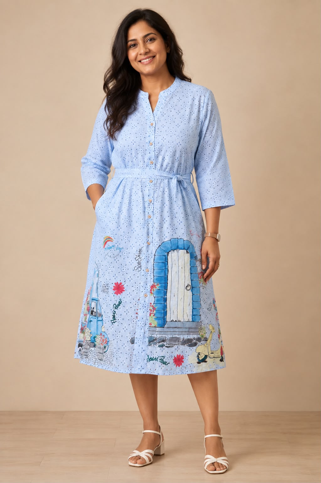 Mini A-line Dress