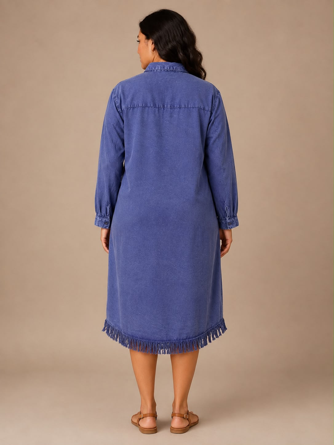 April Denim Shirt Dress