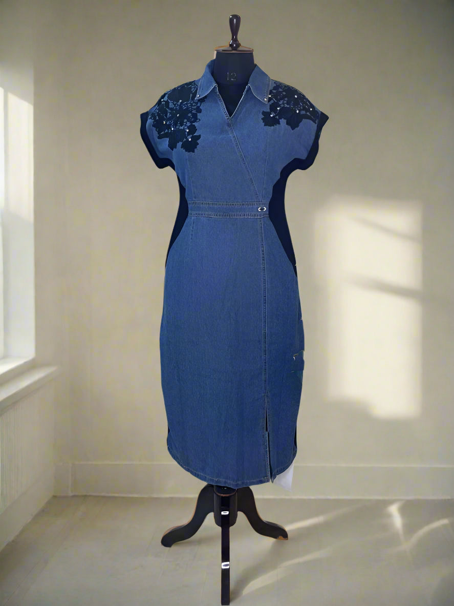 Blue Denim Dress