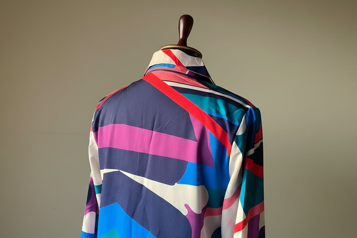 Afro Multi Shirt Dress