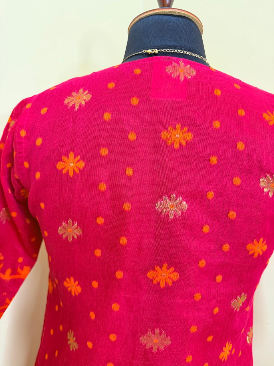 Jamdani Handloom Cotton Dress