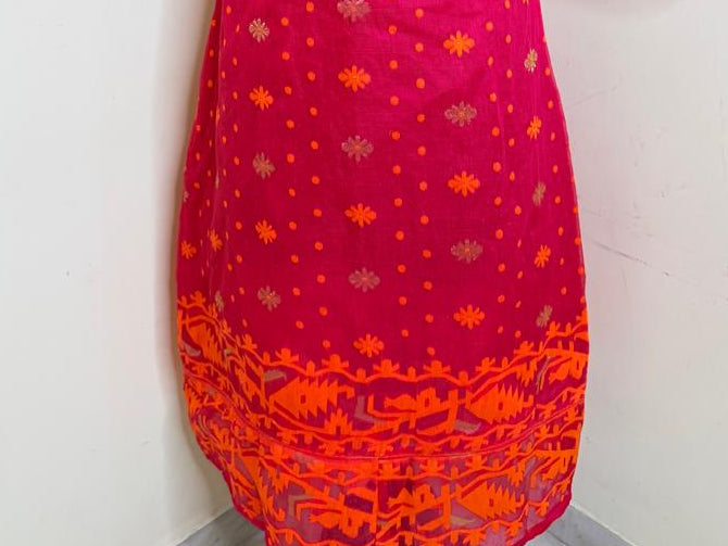 Jamdani Handloom Cotton Dress