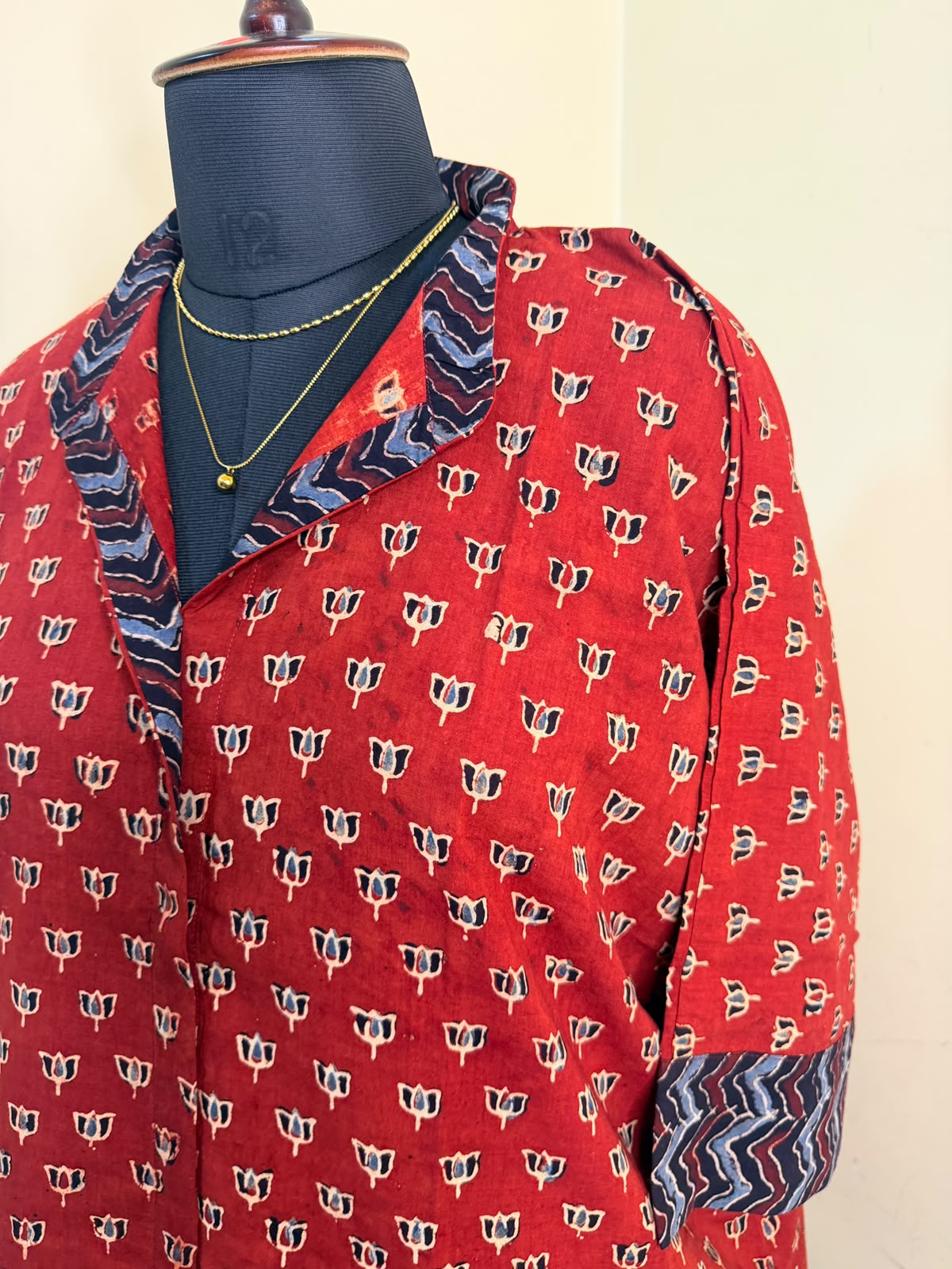 Maroon Heena Shirt Dress
