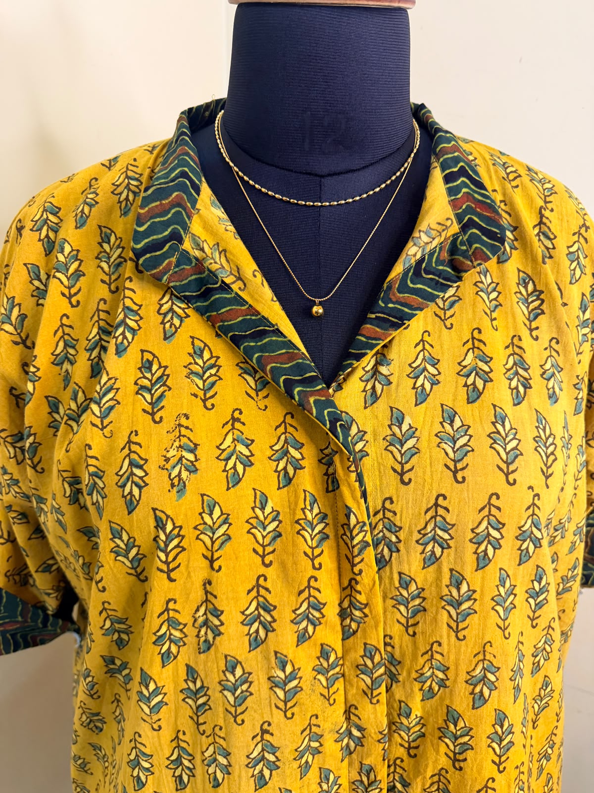 Yellow Heena Shirt Dress