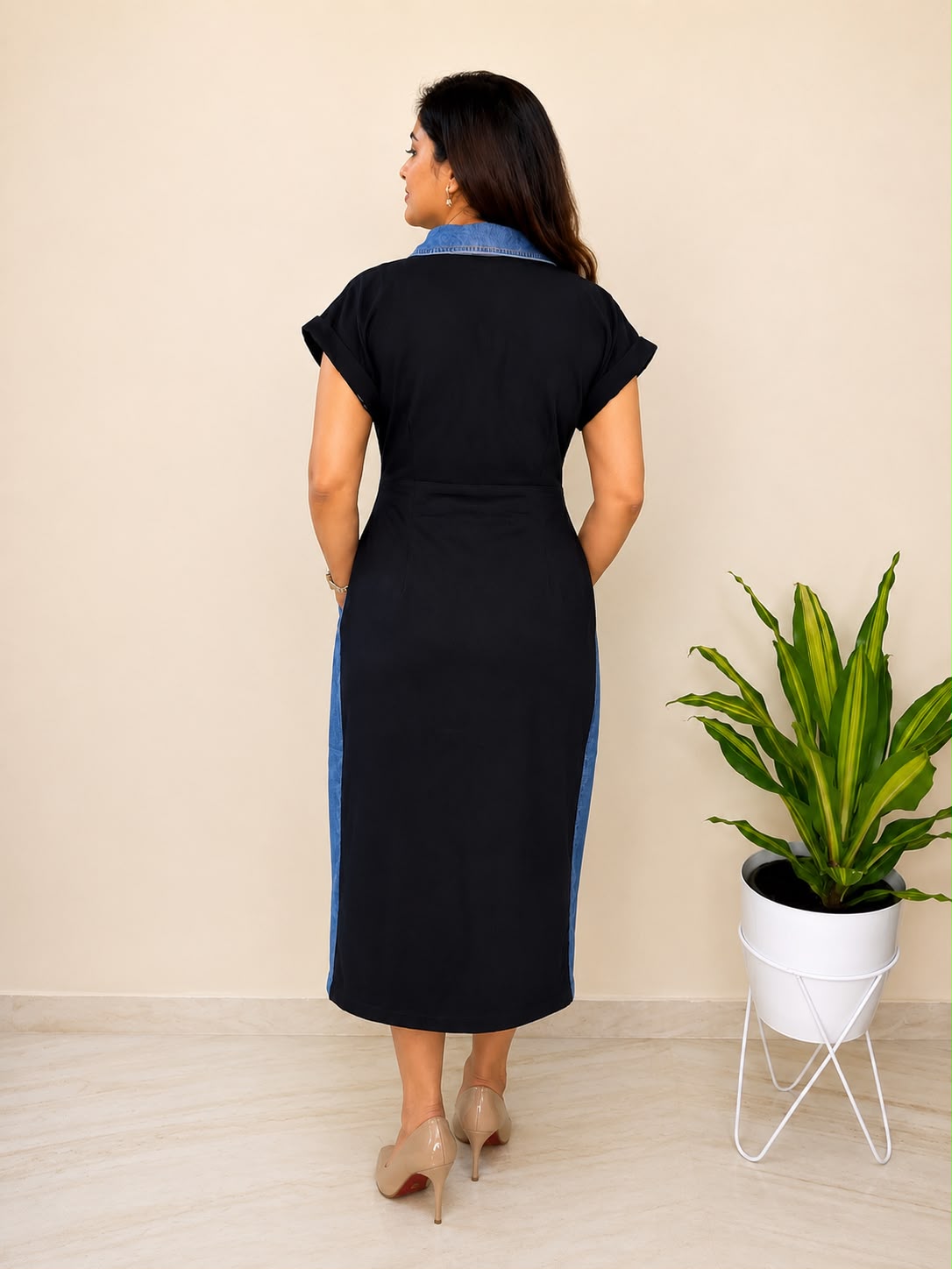 Blue Denim Dress