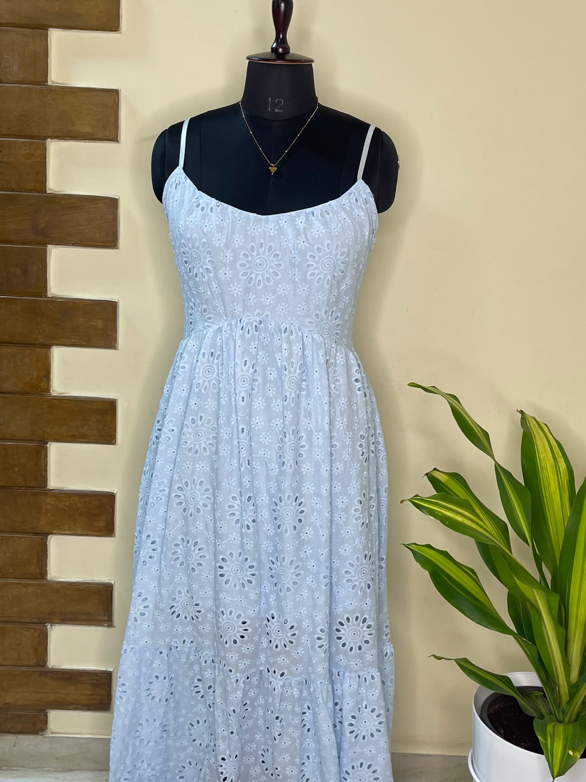 Baby Blue Tiered Dress