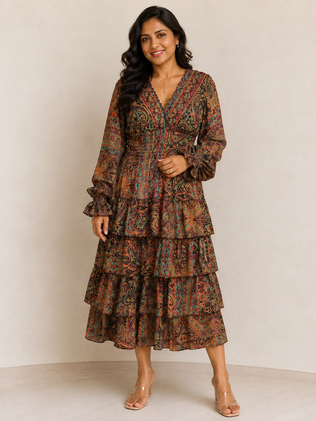Kira Kasturi Tiered Dress