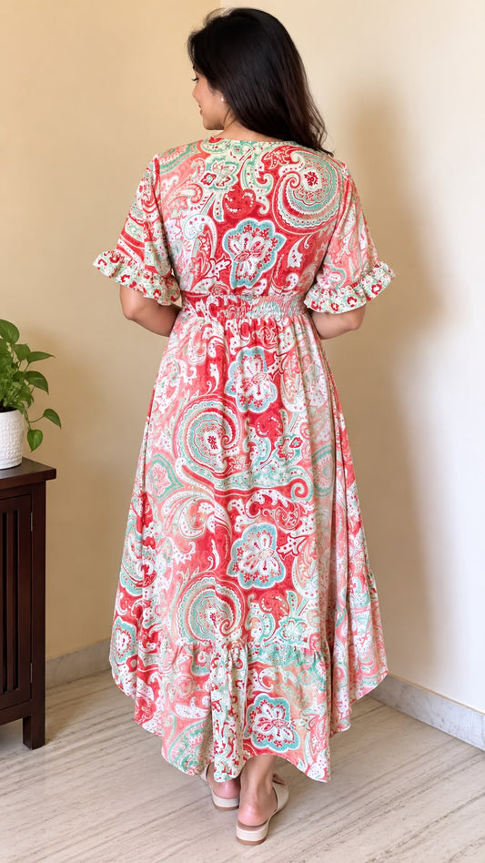 Kyle Silk High-low Dress