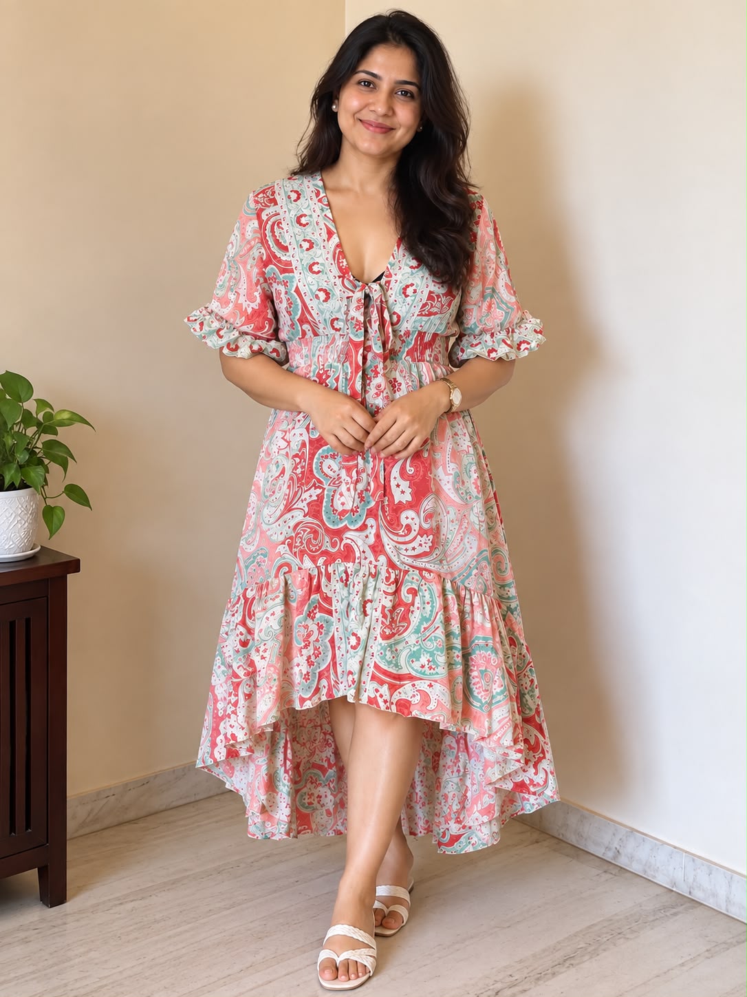 Kyle Silk High-low Dress